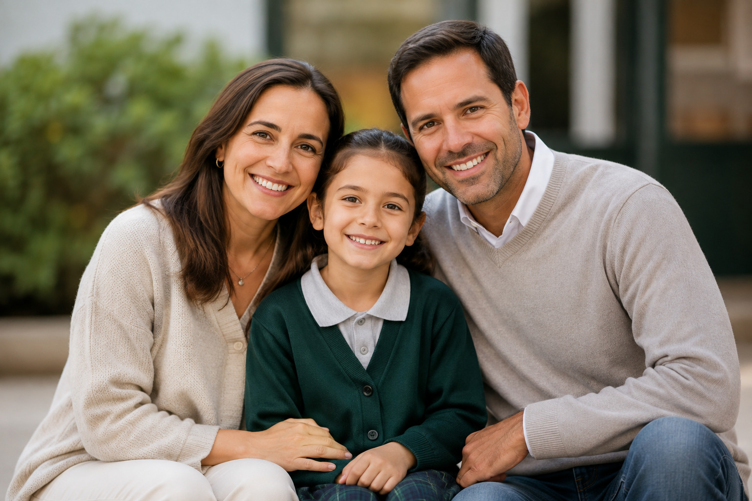 Familia de la comunidad del Colegio Centenario